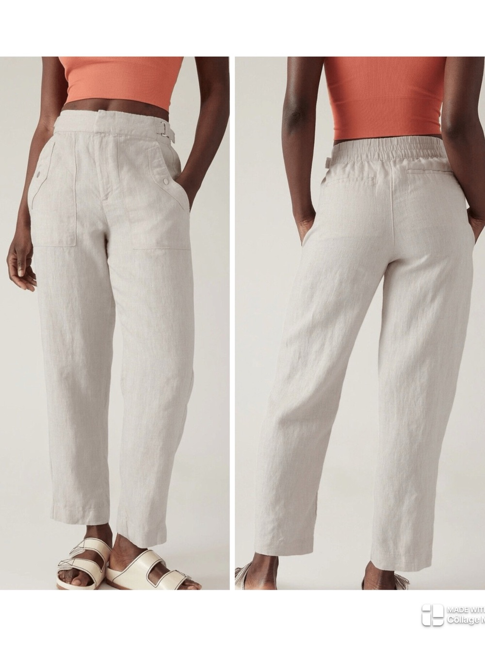 Athleta Voyager Linen Pants